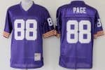 Minnesota Vikings #88 Alan Page Purple Throwback Jersey