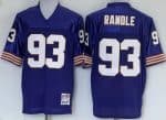 Minnesota Vikings #93 John Randle Purple Throwback Jersey