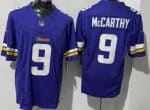 Minnesota Vikings #9 JJ McCarthy Limited Purple FUSE Vapor Jersey