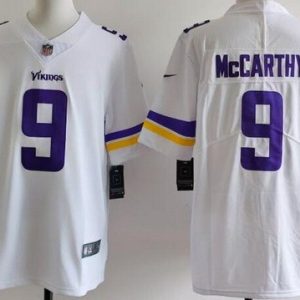 Minnesota Vikings #9 JJ McCarthy Limited White Vapor Jersey
