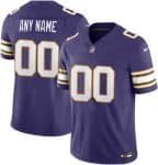 Minnesota Vikings Customized Limited Purple Classic FUSE Vapor Jersey