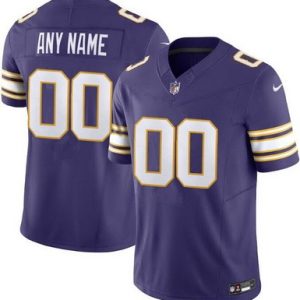 Minnesota Vikings Customized Limited Purple Classic FUSE Vapor Jersey