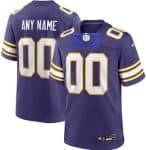 Minnesota Vikings Customized Limited Purple Classic Vapor Jersey