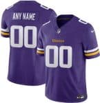 Minnesota Vikings Customized Limited Purple FUSE Vapor Jersey