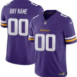 Minnesota Vikings Customized Limited Purple FUSE Vapor Jersey