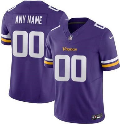 Minnesota Vikings Customized Limited Purple FUSE Vapor Jersey