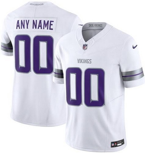 Minnesota Vikings Customized Limited White Alternate FUSE Vapor Jersey