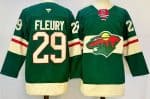 Minnesota Wild #29 Marc Andre Fleury Green Authentic Jersey