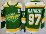 Minnesota Wild #97 Kirill Kaprizov Green Alternate Authentic Jersey