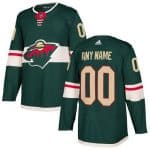 Minnesota Wild Customized Green Authentic Jersey