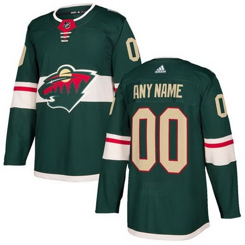 Minnesota Wild Customized Green Authentic Jersey