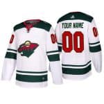 Minnesota Wild Customized White Authentic Jersey
