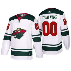 Minnesota Wild Customized White Authentic Jersey