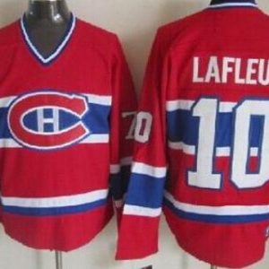 Montreal Canadiens #10 Guy Lafleur Red Throwback Jersey