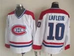 Montreal Canadiens #10 Guy Lafleur White Throwback Jersey