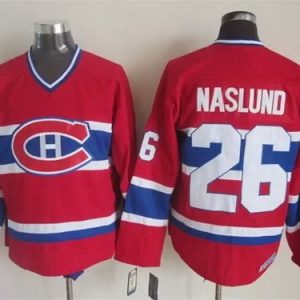 Montreal Canadiens #26 Mats Naslund Red Throwback Jersey