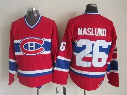 Montreal Canadiens #26 Mats Naslund Red Throwback Jersey