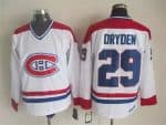 Montreal Canadiens #29 Ken Dryden White Retro Jersey