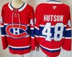Montreal Canadiens #48 Lane Hutson Red Authentic Jersey