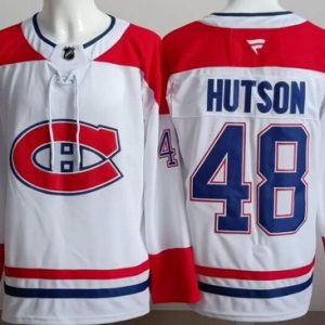 Montreal Canadiens #48 Lane Hutson White Authentic Jersey