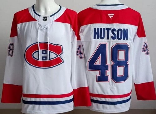 Montreal Canadiens #48 Lane Hutson White Authentic Jersey