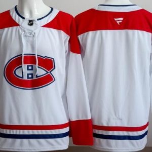 Montreal Canadiens Blank White Authentic Jersey