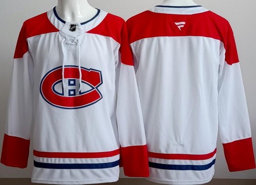 Montreal Canadiens Blank White Authentic Jersey