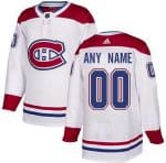 Montreal Canadiens Customized White Authentic Jersey