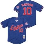 Montreal Expos #10 Andre Dawson Blue Throwback Jersey