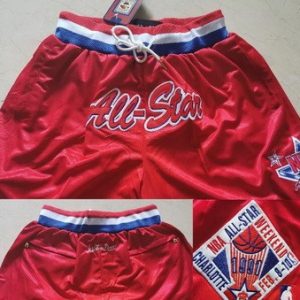 NBA Red 1991 All Star Just Don Shorts