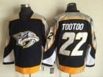 Nashville Predators #22 Jordin Tootoo Black Throwback Jersey
