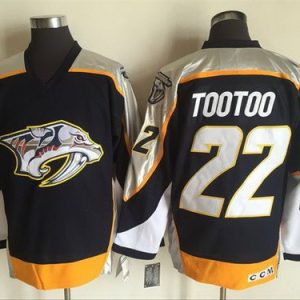 Nashville Predators #22 Jordin Tootoo Black Throwback Jersey