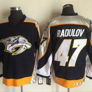 Nashville Predators #47 Alexander Radulov Black Throwback Jersey