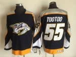 Nashville Predators #55 Jordin Tootoo Black Throwback Jersey