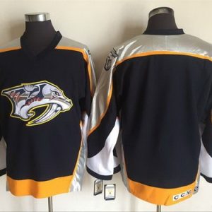 Nashville Predators Blank Black Throwback Jersey