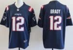 New England Patriots #12 Tom Brady Limited Navy Vapor Jersey
