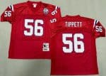 New England Patriots #56 Andre Tippett Red 1984 Throwback Jersey