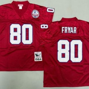 New England Patriots #80 Irving Fryar Red 1984 Throwback Jersey