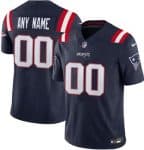 New England Patriots Customized Limited Navy FUSE Vapor Jersey