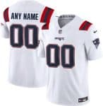 New England Patriots Customized Limited White FUSE Vapor Jersey