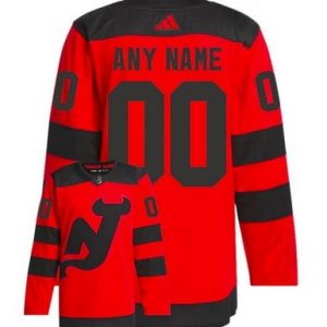 New Jersey Devils Customized Red 2024 Stadium Series Authentic Jersey