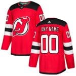 New Jersey Devils Customized Red Authentic Jersey