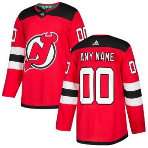 New Jersey Devils Customized Red Authentic Jersey