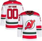 New Jersey Devils Customized White Alternate Authentic Jersey