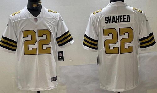 New Orleans Saints #22 Rashid Shaheed Limited White Alternate Vapor Jersey