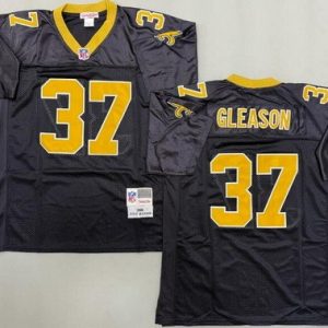New Orleans Saints #37 Steve Gleason Black 2006 Throwback Jersey