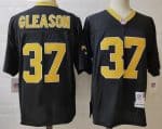 New Orleans Saints #37 Steve Gleason Black Throwback Jersey