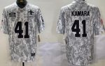 New Orleans Saints #41 Alvin Kamara Limited Arctic Camo 2024 Salute to Service Jersey