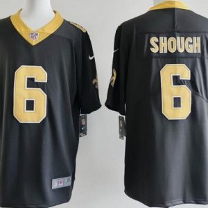 New Orleans Saints #6 Tyler Shough Limited Black Vapor Jersey