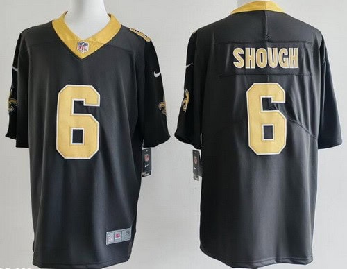 New Orleans Saints #6 Tyler Shough Limited Black Vapor Jersey